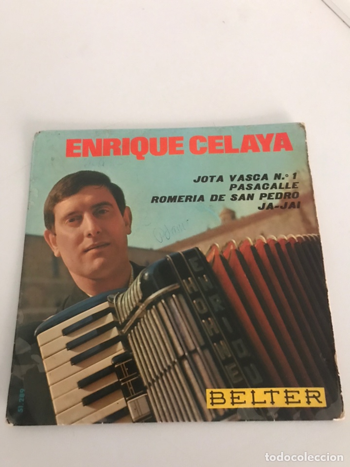 Discos de vinilo: Enrique Celaya Vinilo Single 45 Rpm - Foto 1