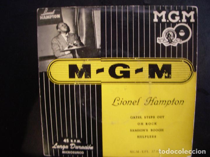 Discos de vinilo: LIONEL HAMPTON- GATES, STEPS OUT. EP. - Foto 1