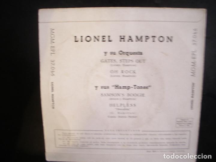 Discos de vinilo: LIONEL HAMPTON- GATES, STEPS OUT. EP. - Foto 2