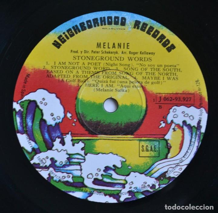 Discos de vinilo: Melanie - Stoneground Words - LP - 1972 - Foto 4