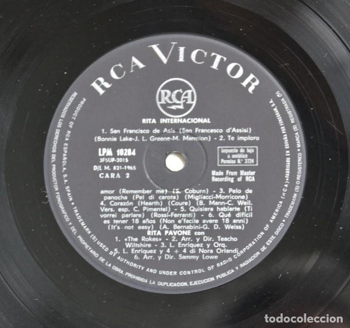 Discos de vinilo: Rita Pavone &lrm;&ndash; Internacional -LP - 1965 - Foto 4