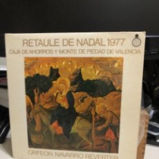 Discos de vinilo: DISCO VINILO RETAULE DE NADAL 1977. ORFEON NAVARRO REVERTER. Lote 237178915