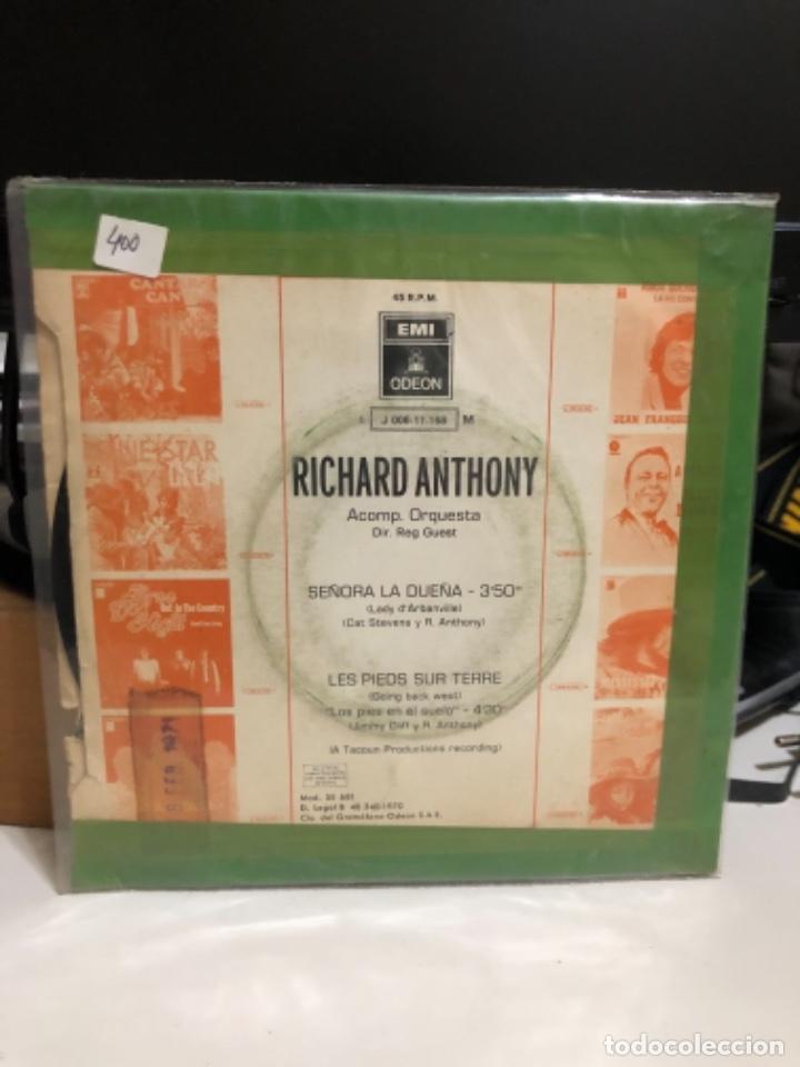 Discos de vinilo: Disco vinilo de Richard Anthony Se&ntilde;ora la due&ntilde;a - Foto 2