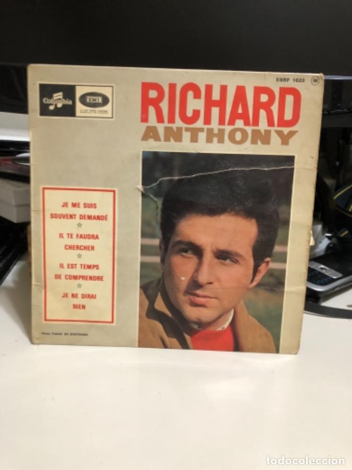 Discos de vinilo: Disco vinilo de Richard Anthony - Foto 1