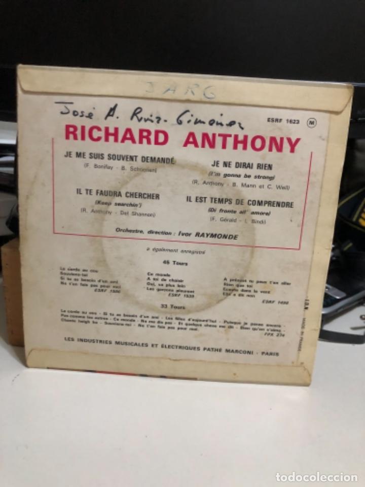 Discos de vinilo: Disco vinilo de Richard Anthony - Foto 2