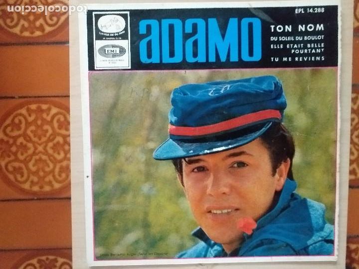 Discos de vinilo: ADAMO. TON NOM + 3 - EP - Foto 1