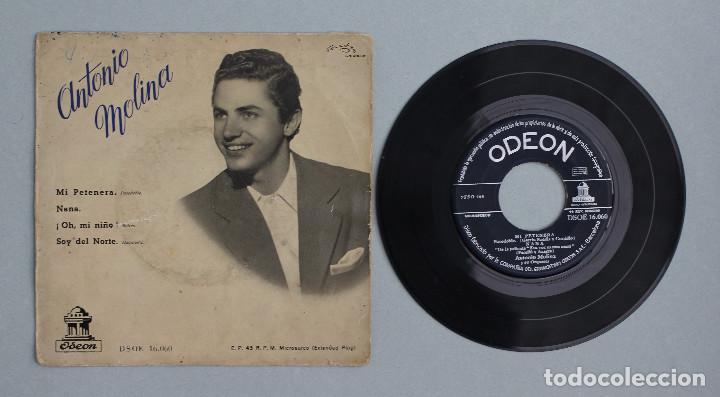 Discos de vinilo: ANTONIO MOLINA//MI PETENERA+3//EP//ODEON - Foto 3