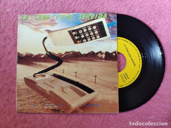 Vinyl-Schallplatten: SINGLE LA CENA ESTA SERVIDA - No vuelvas a llamarme / MIrar atras - SG 0004 - (NM/NM)
