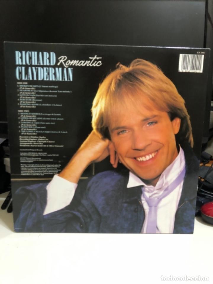 Discos de vinilo: Disco vinilo de Richard Clayderman. Romantic - Foto 2