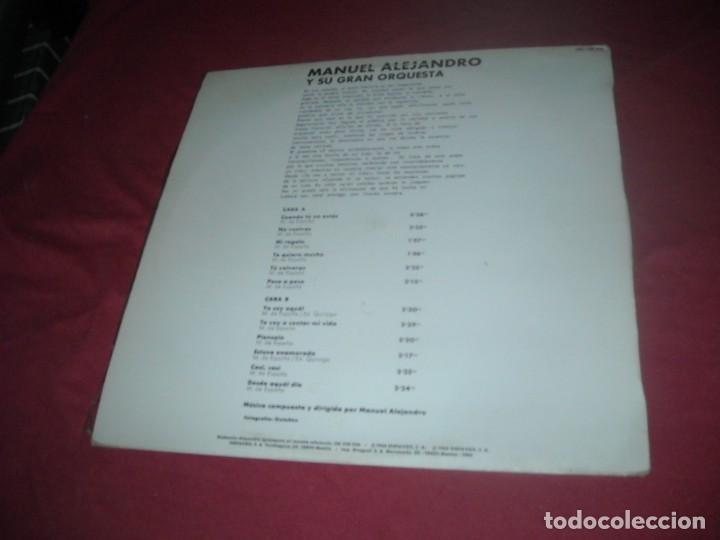 Discos de vinilo: MANUEL ALEJANDRO Y SU GRAN ORQUESTA LP 1966 Hispavox ESP LP - Foto 2