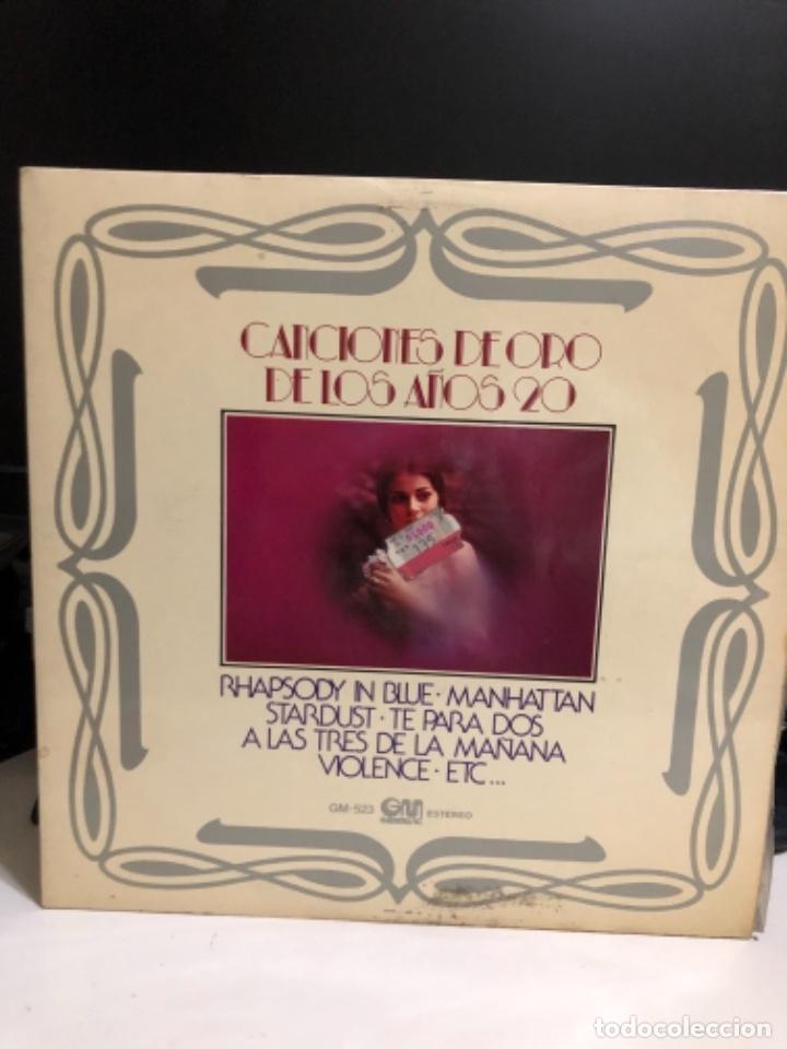 Discos de vinilo: Disco vinilo Canciones de oro de los a&ntilde;os 20 - Foto 1