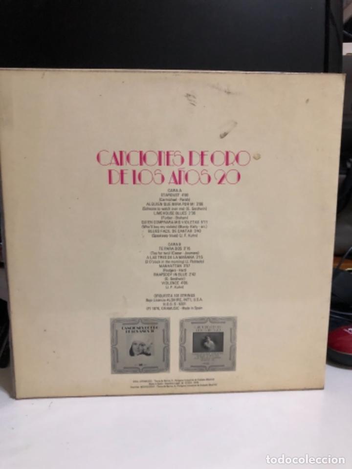Discos de vinilo: Disco vinilo Canciones de oro de los a&ntilde;os 20 - Foto 2