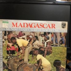 Discos de vinilo: DISCO VINILO MADAGASCAR. MUNDO VIAJES ALREDEDOR DEL MUNDO.. Lote 237377485