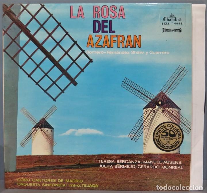 Discos de vinilo: LP. LA ROSA DEL AZAFRAN - Foto 1