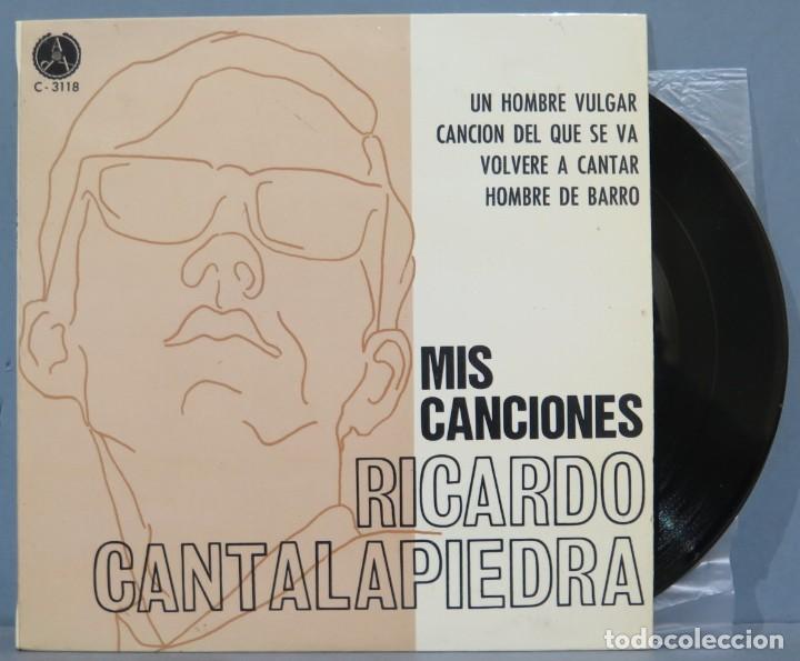 Discos de vinilo: EP. RICARDO CANTALAPIEDRA. MIS CANCIONES - Foto 1