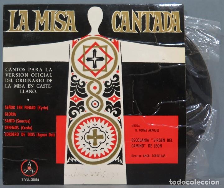 Discos de vinilo: EP. la misa cantada. ESCOLANIA DE LEON - Foto 1