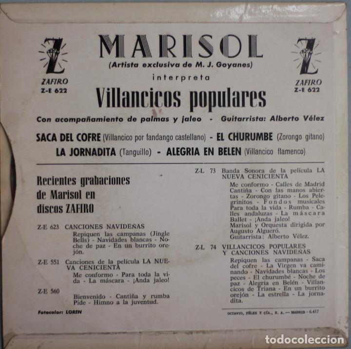 Discos de vinilo: MARISOL//SACA DEL COFRE+3//EP//1964//ZAFIRO - Foto 2