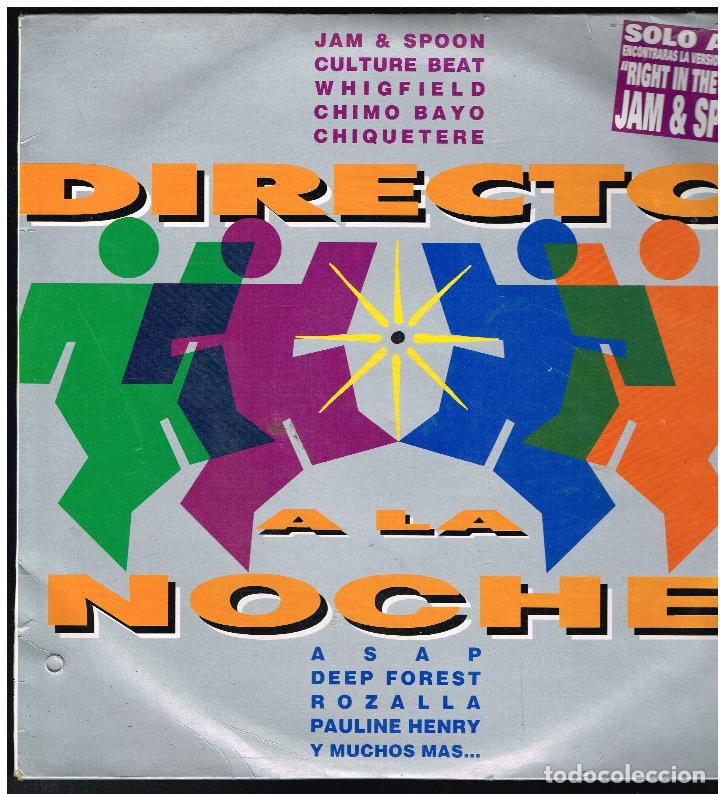 Discos de vinilo: DIRECTO A LA NOCHE - DOBLE LP 1994 - Foto 1