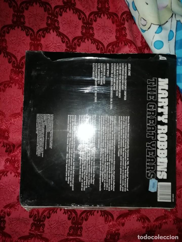 Discos de vinilo: Lp Marty Robbins the great years - Foto 2