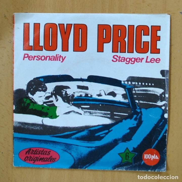 Discos de vinilo: LLOYD PRICE - PERSONALITY / STAGGER LEE - SINGLE - Foto 1