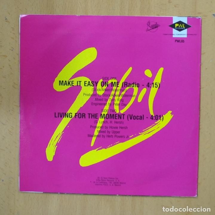 Discos de vinilo: SYBIL - MAKE IT EASY ON ME - SINGLE - Foto 2