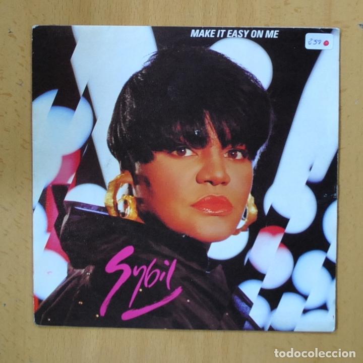 Discos de vinilo: SYBIL - MAKE IT EASY ON ME - SINGLE - Foto 1