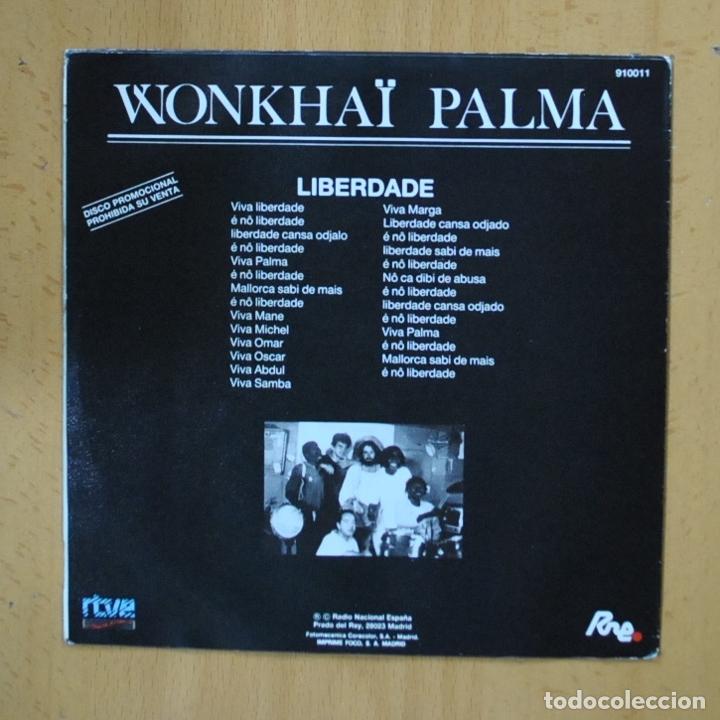 Discos de vinilo: WONKHAI PALMA - LIBERDADE - SINGLE - Foto 2