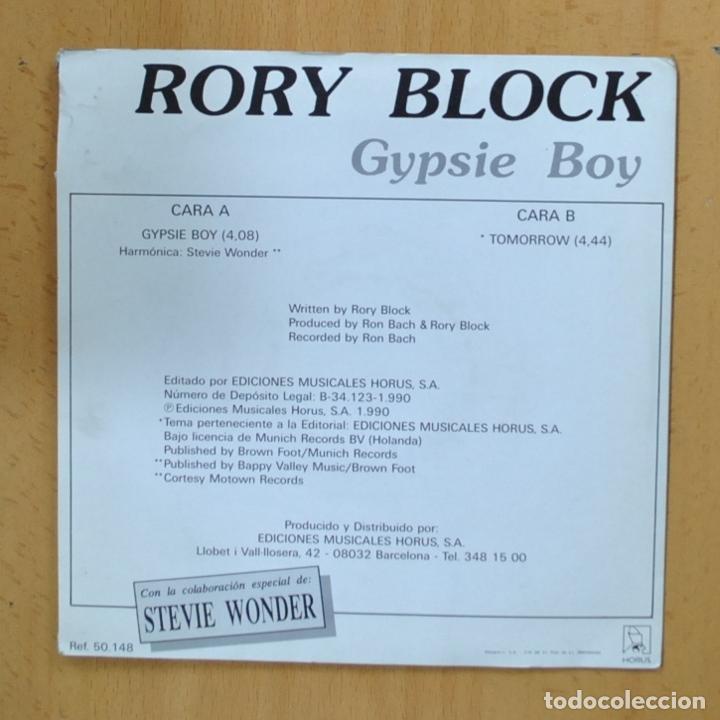 Discos de vinilo: RORY BLOCK - GYPSIE BOY - SINGLE - Foto 2