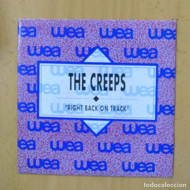 Discos de vinilo: THE CREEPS - RIGHT BACK ON TRACK - SINGLE - Foto 1