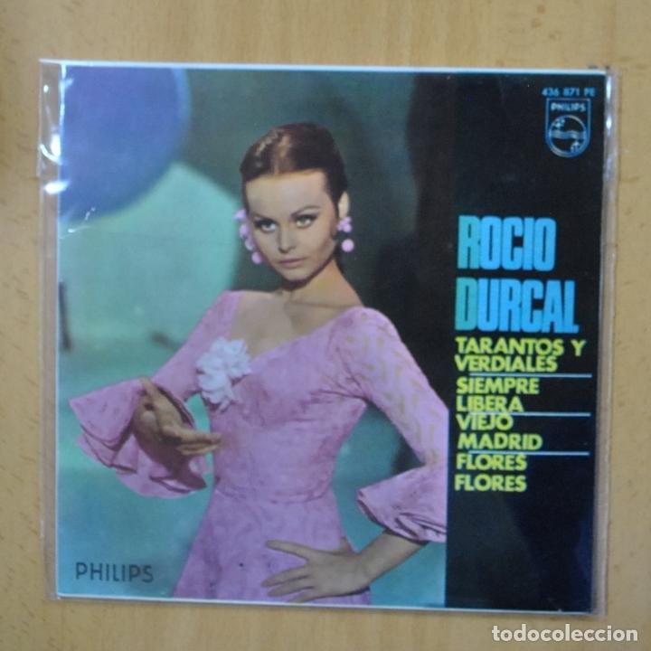 Discos de vinilo: ROCIO DURCAL - TARATNOS Y VERDIALES + 3 - EP - Foto 1