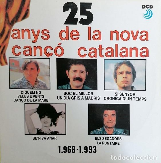 Disques de vinyle: RECOPILACION 25 ANYS NOVA CAN&Ccedil;O CATALANA 1968 1993 - LP DE VINILO #