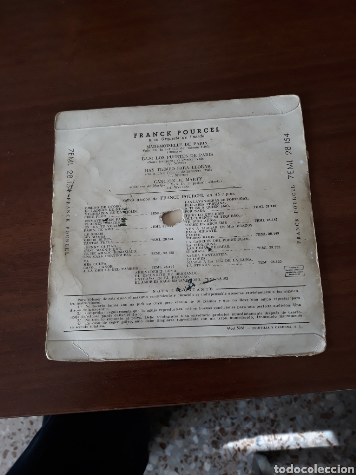 Discos de vinilo: FRANK POURCEL. DISCO VINILO. - Foto 4