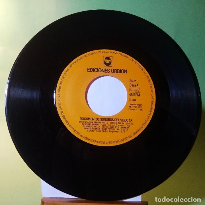 Discos de vinilo: SINGLE DOCUMENTOS SONOROS DEL SIGLO XX SIN FUNDA - D4 - Foto 1