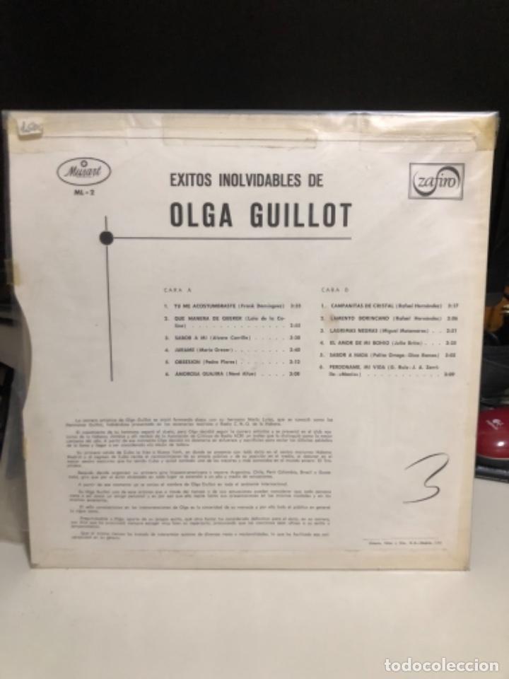 Discos de vinilo: Disco vinilo Olga Guillot Existos inolvidables - Foto 2
