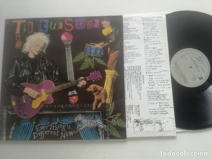 Discos de vinilo: TIL TUESDAY - Everythings Different Now - LP ESPA&Ntilde;A EPIC 1988 - Foto 1
