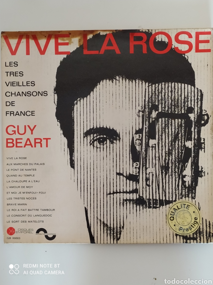 Discos de vinilo: Vive la Rose Guy Beart lp - Foto 1