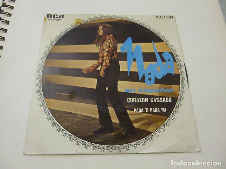 Discos de vinilo: Nada Sg RCA 1969 - Corazon Cansado / PARA TI PARA MI - ITALIA POP - CANTADO EN ESPA&Ntilde;OL