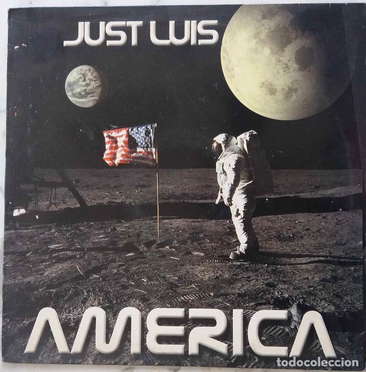 Discos de vinilo: JUST LUIS, AMERICA. MAXI SINGLE ESPA&Ntilde;A 4 TEMAS - Foto 1