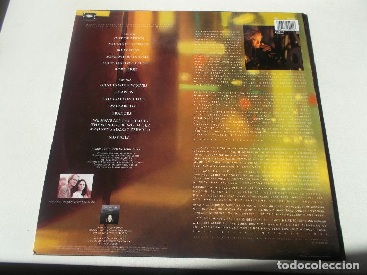 Discos de vinilo: JOHN BARRY, MOVIOLA, 1992 ED ESPA&Ntilde;OLA - Foto 2