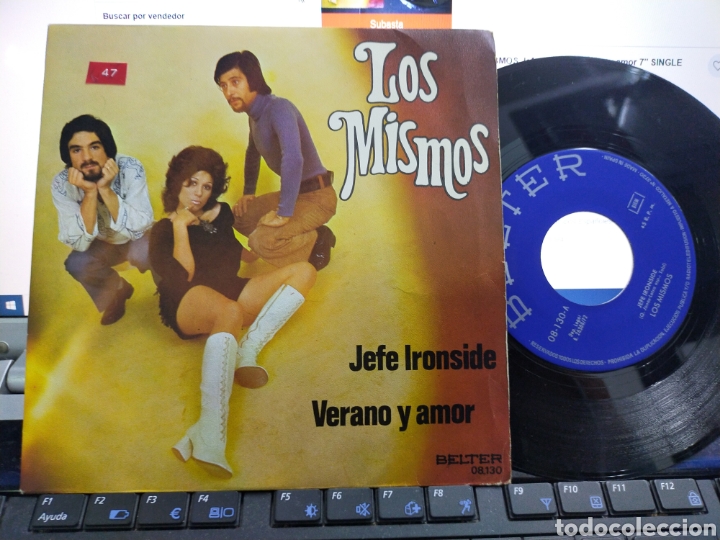 Discos de vinilo: Los mismos single jefe ironside 1972 - Foto 1