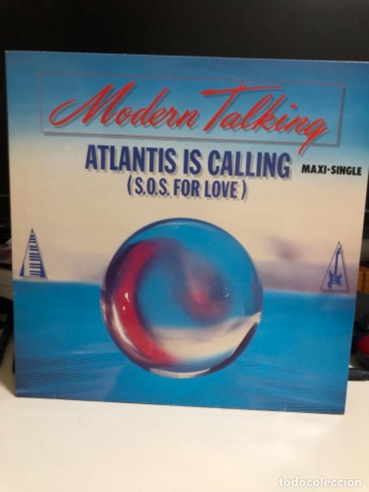 Discos de vinilo: Disco vinilo Modern Talking Atlantis os calling (SOS for love) - Foto 1