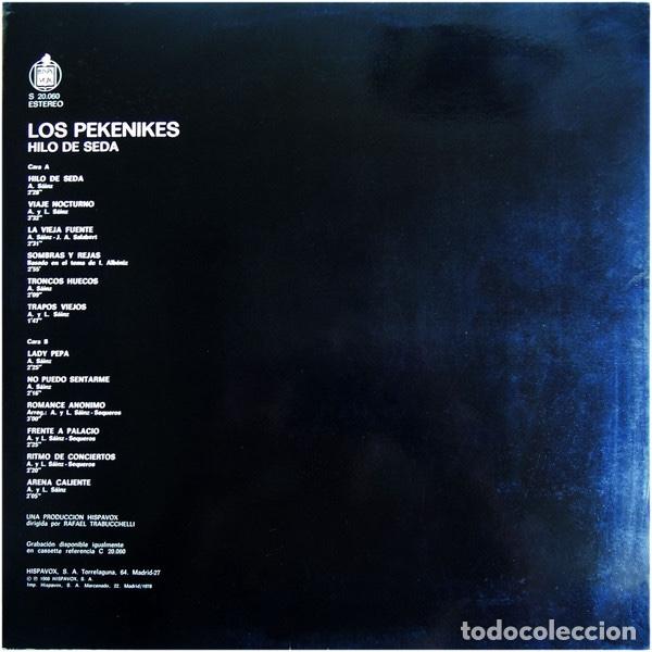 Discos de vinilo: Hilo De Seda - Los Pekenikes - Foto 2
