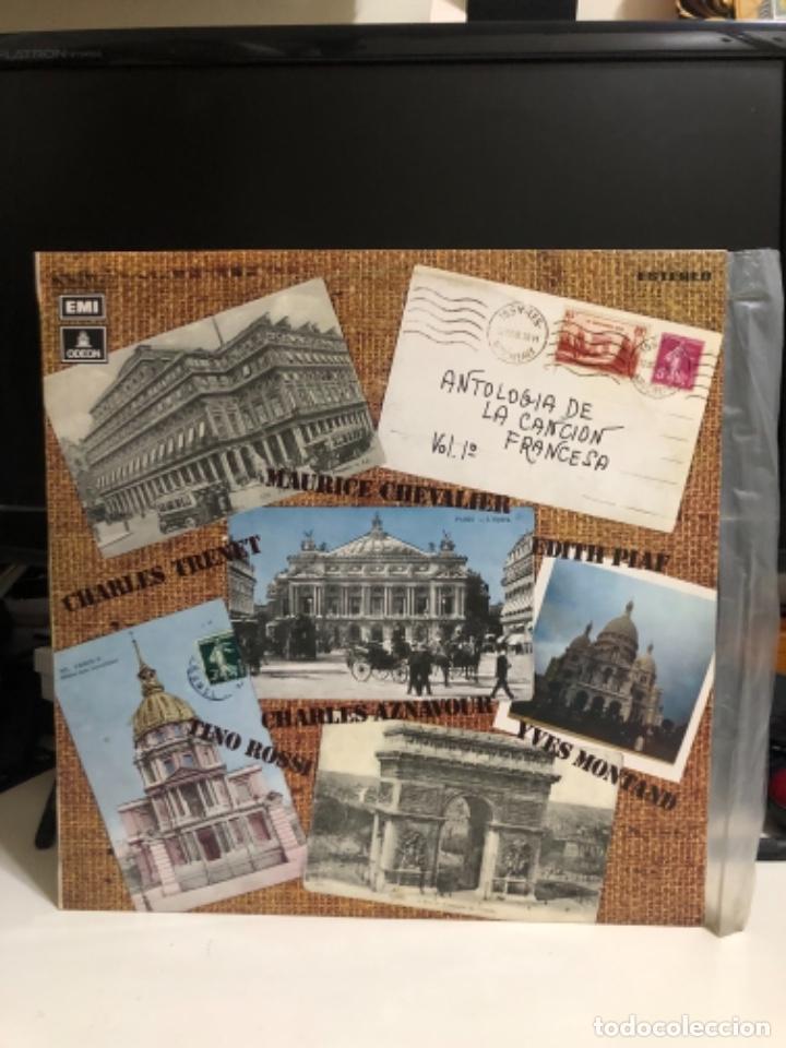 Discos de vinilo: Disco vinilo Antologia de la canci&oacute;n francesa - Foto 1