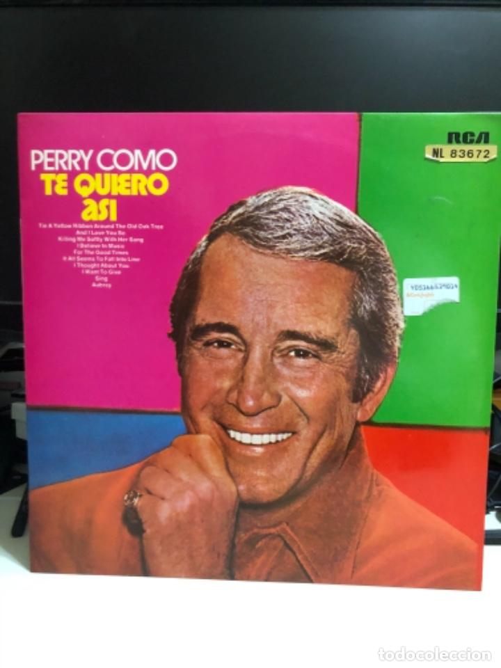 Discos de vinilo: Disco vinilo Perry Como Te quiero as&iacute; - Foto 1