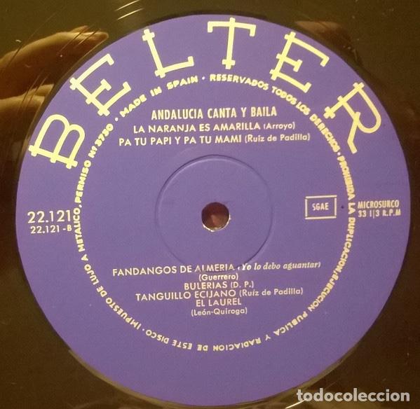 Discos de vinilo: Andalucia Canta Y Baila - Various - Foto 3