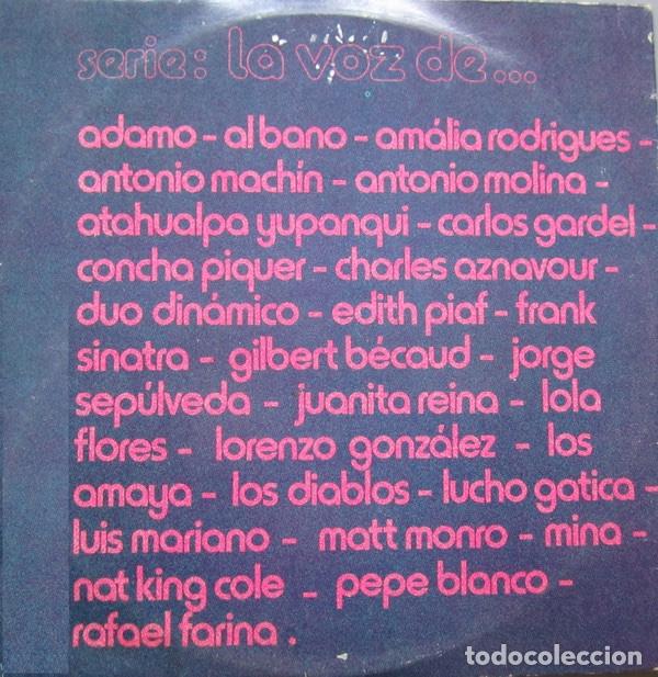 Discos de vinilo: La Voz De... Los Amaya - Los Amaya - Foto 2