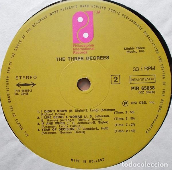 Discos de vinilo: The Three Degrees - The Three Degrees - Foto 6