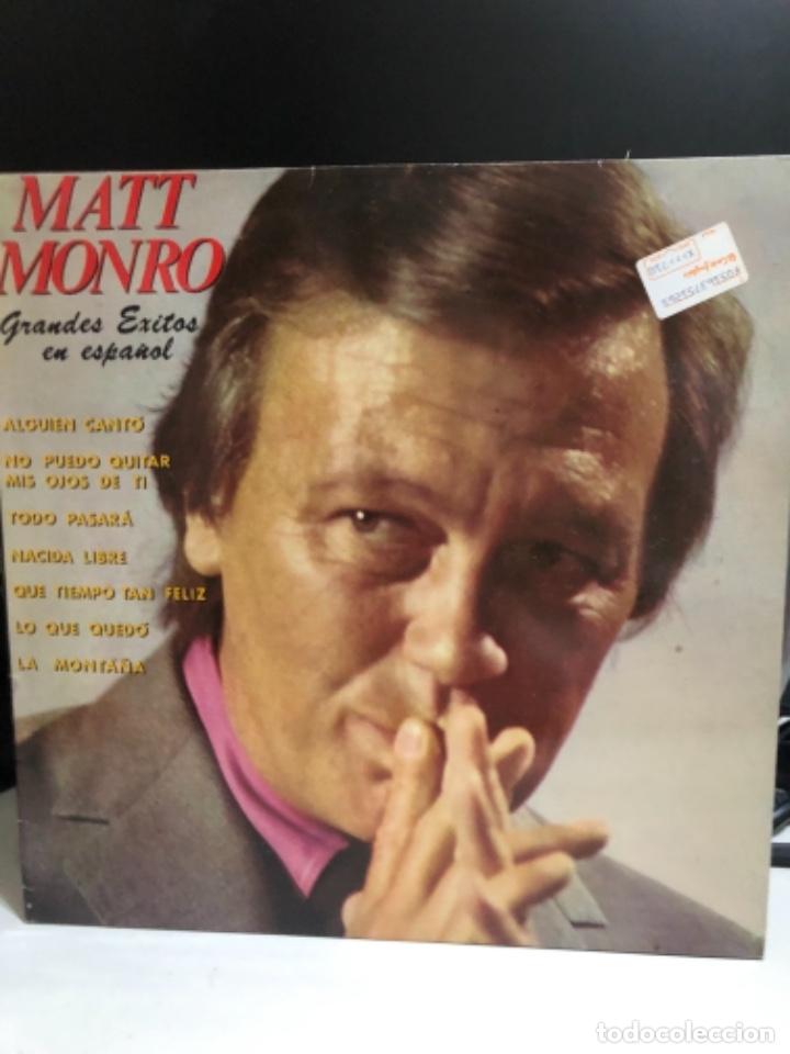 Discos de vinilo: Disco vinilo Matt Monro Grandes &eacute;xitos en espa&ntilde;ol - Foto 1