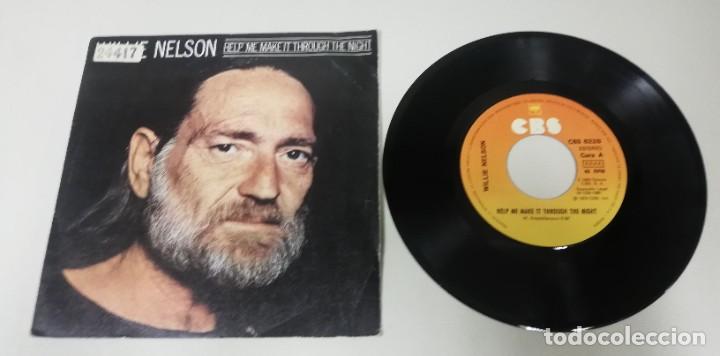 Discos de vinilo: Willie Nelson - Help Me Make It Through The Night (7&rdquo;, Single) - Foto 1