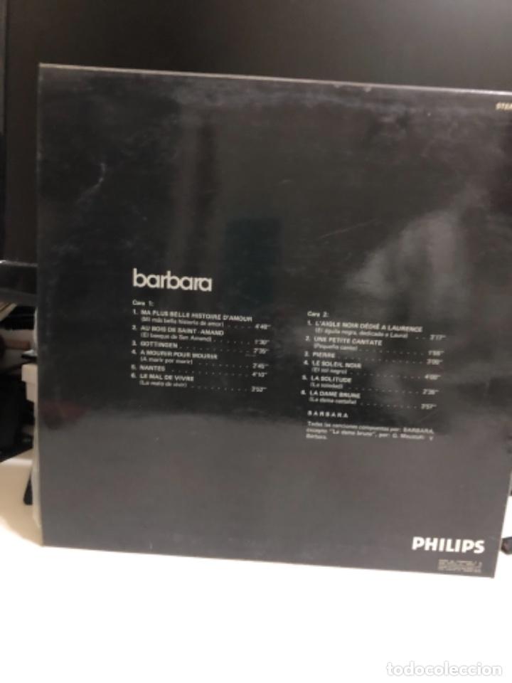 Discos de vinilo: Disco vinilo Barbara - Foto 2